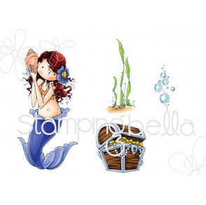 TINY TOWNIE MERMAID SET (cling mounted rubber stamps)
